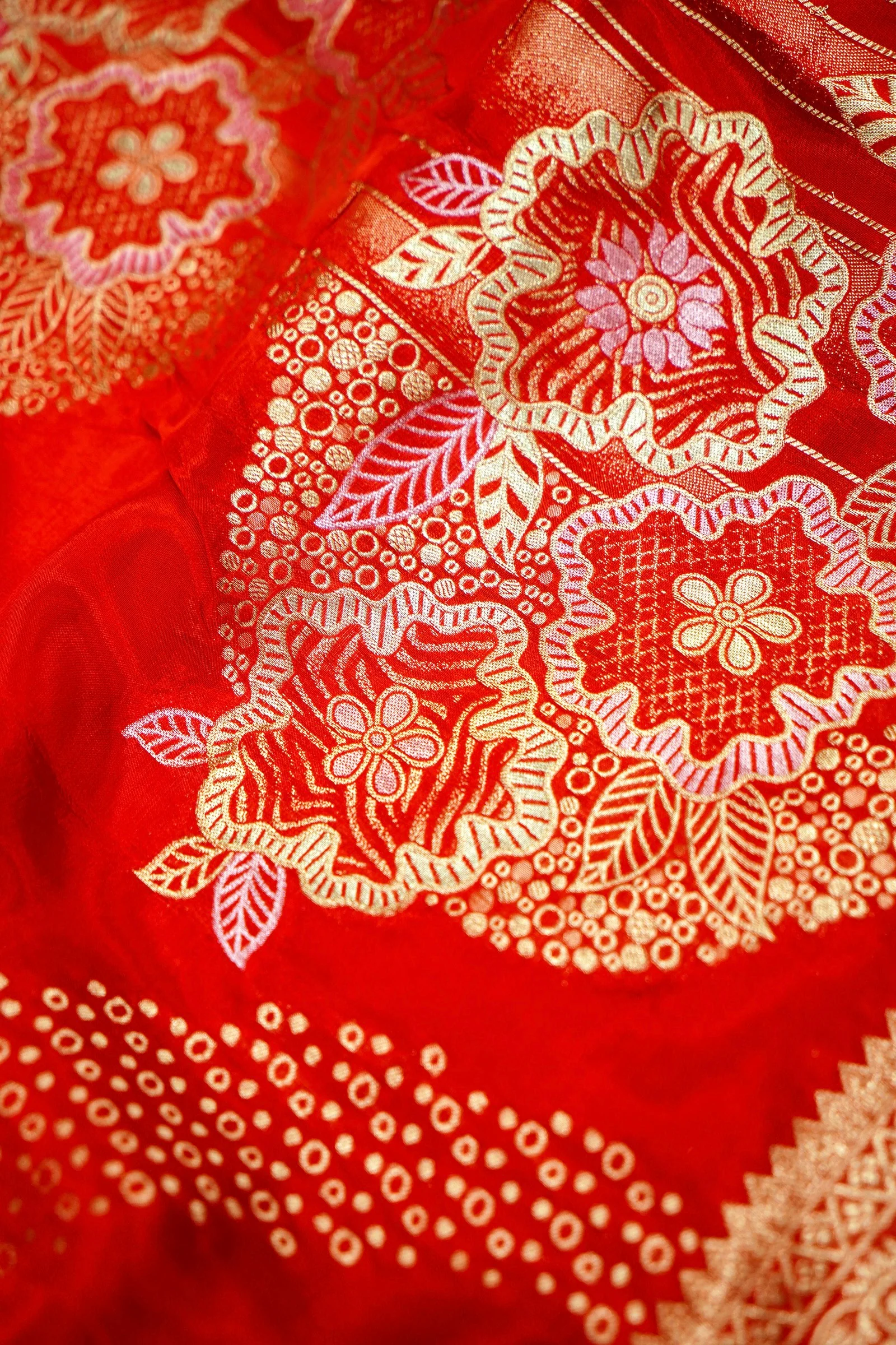 Sindoor Red Banarasi Silk Saree - Image 6